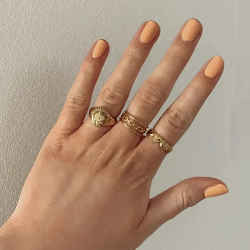 Triple ring goud