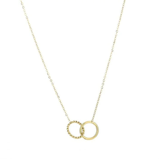 Connected ketting goud