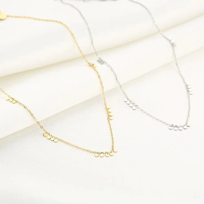 Small coins ketting goud