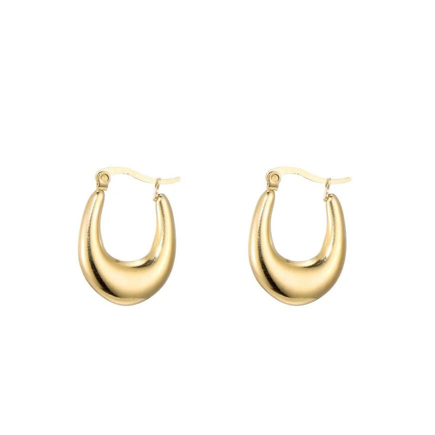 Special arched hoops goud