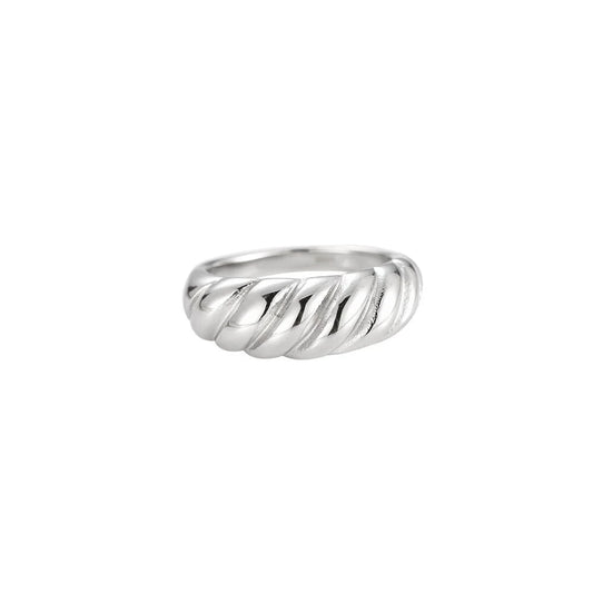 Baguette ring zilver